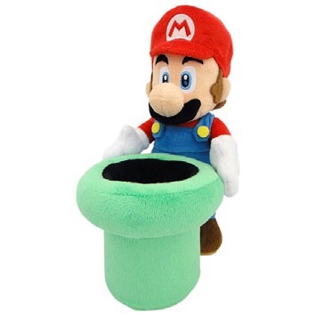 Super Mario - Warp Pipe Knuffel 23 cm