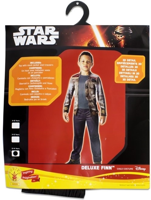 Star Wars The Force Awakenings - Deluxe Finn Child Costume