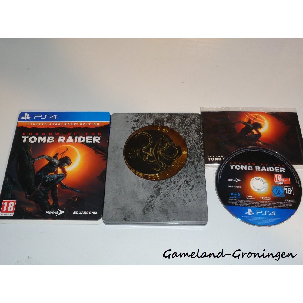  Shadow of the Tomb Raider (Croft Steelbook Edition) -  PlayStation 4 : Square Enix: Movies & TV