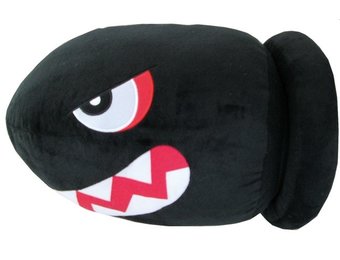 Super Mario - Banzai Bill Knuffel 35 cm