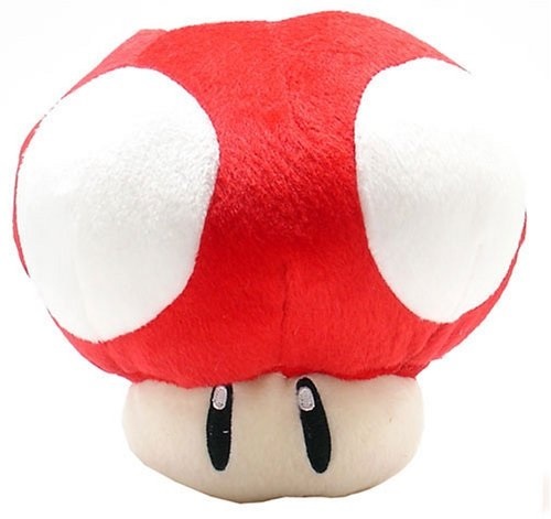 Super Mario - Super Mushroom Knuffel 35 cm (Nieuw)