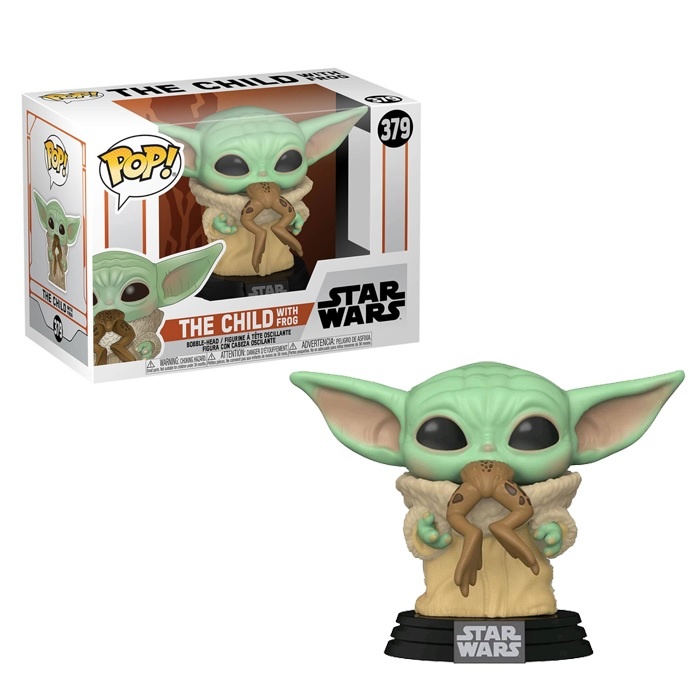 Star Wars The Mandalorian POP! - The Child / Baby Yoda with Frog #379
