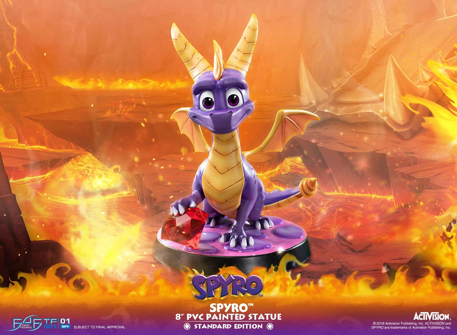 Spyro the Dragon - Spyro PVC Statue 20 cm (Nieuw)