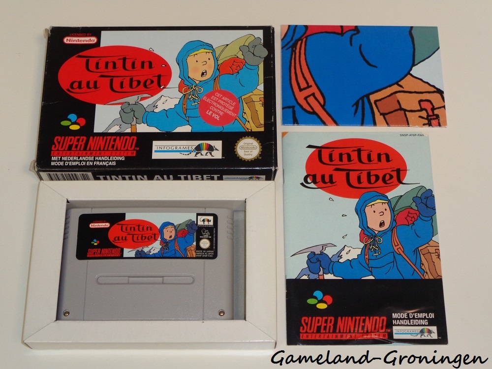 Tintin au Tibet (Tintin in Tibet) with Poster (Complete, FAH)