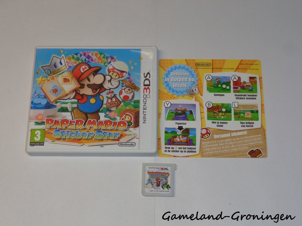 Paper Mario Sticker Star (Complete, HOL)