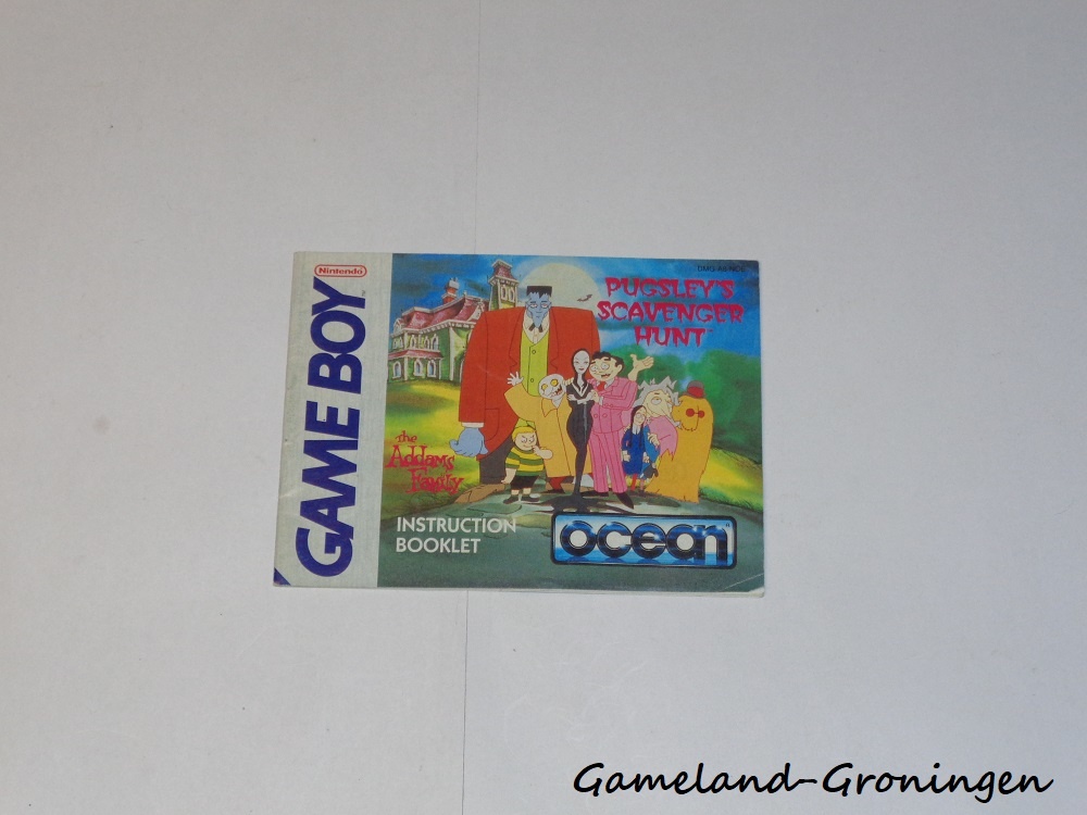 The Addams Family Pugsley's Scavenger Hunt (Manual, NOE)