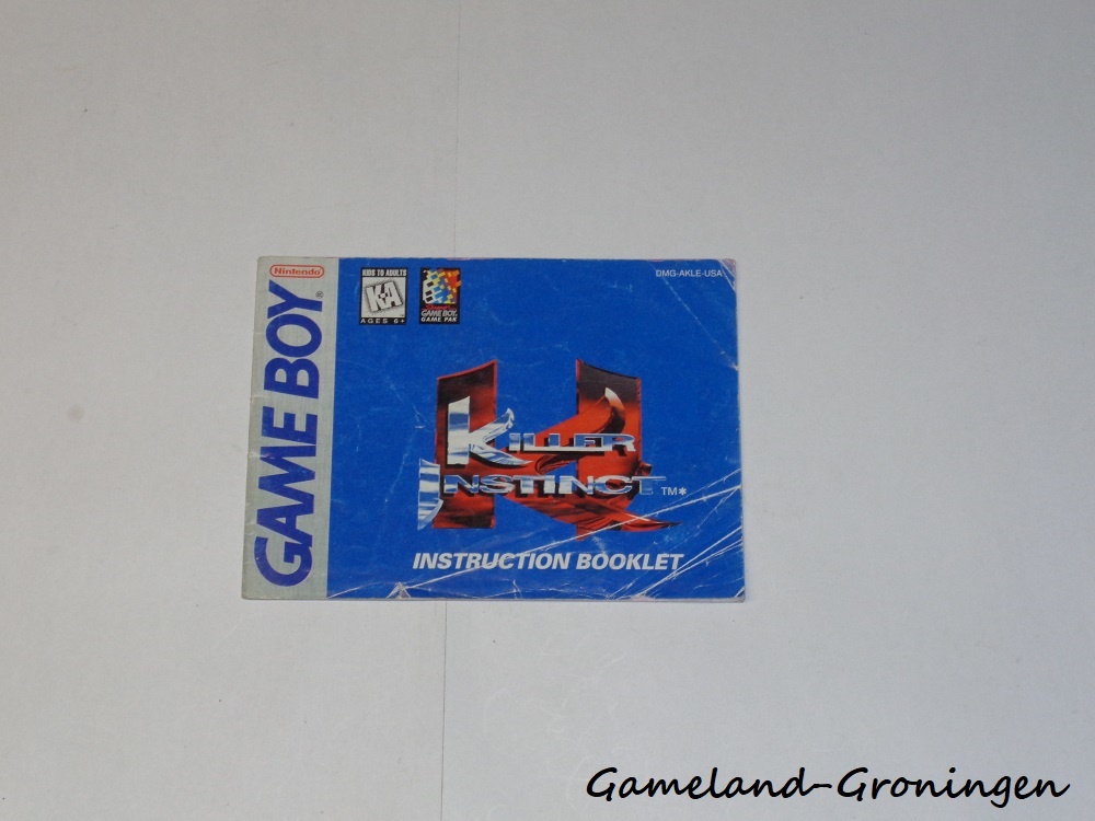 Killer Instinct (Handleiding, USA)