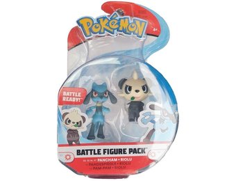 Pokémon - Battle Figure 2-Pack Pancham & Riolu
