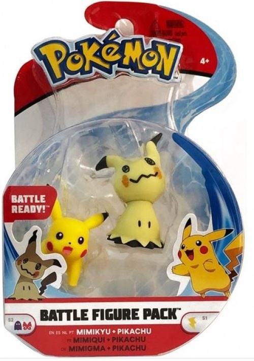 Pokémon - Battle Figure 2-Pack Mimikyu & Pikachu (Nieuw)