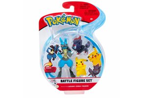 Pokémon - Battle Figure 3-Pack Lucario, Zorua & Pikachu