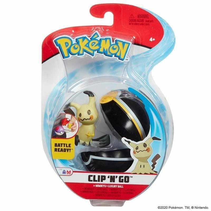 Pokémon - Clip 'n Go Mimikyu & Luxury Ball (Nieuw)