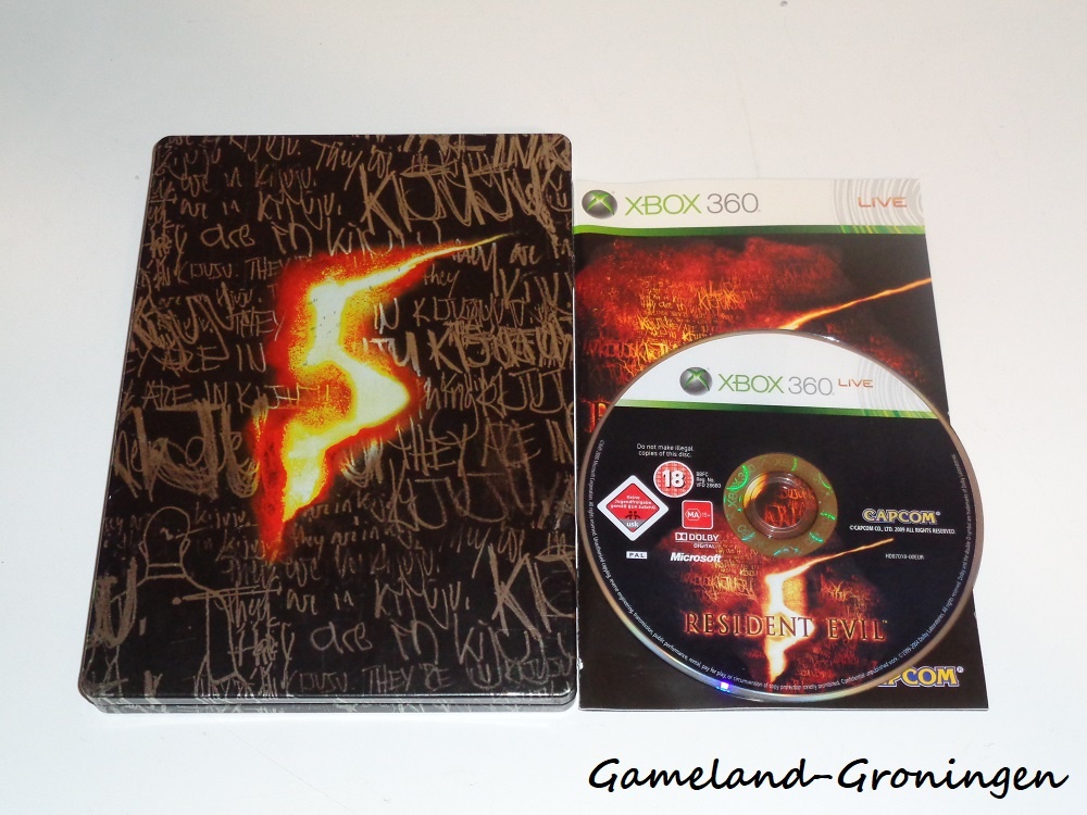 Resident Evil 5 Steelbook (Compleet)