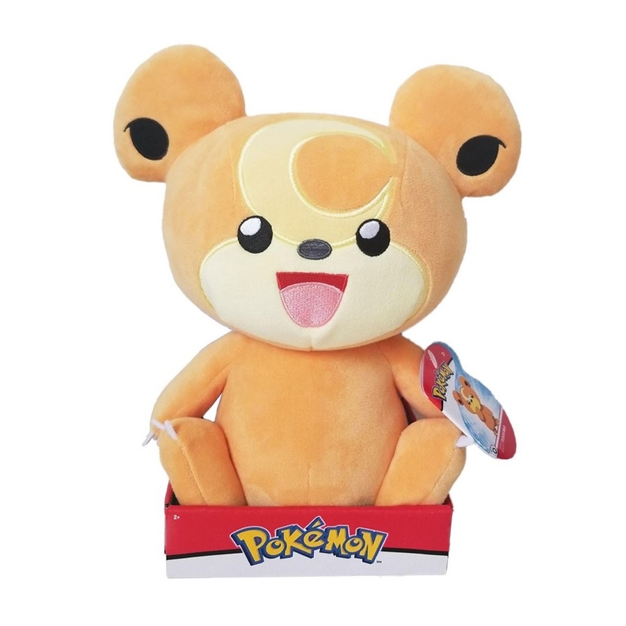 Pokémon - Teddiursa Knuffel 30 cm (Nieuw)