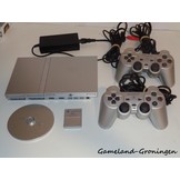 PlayStation 2 Slimline Starter Pack (Complete, Silver)