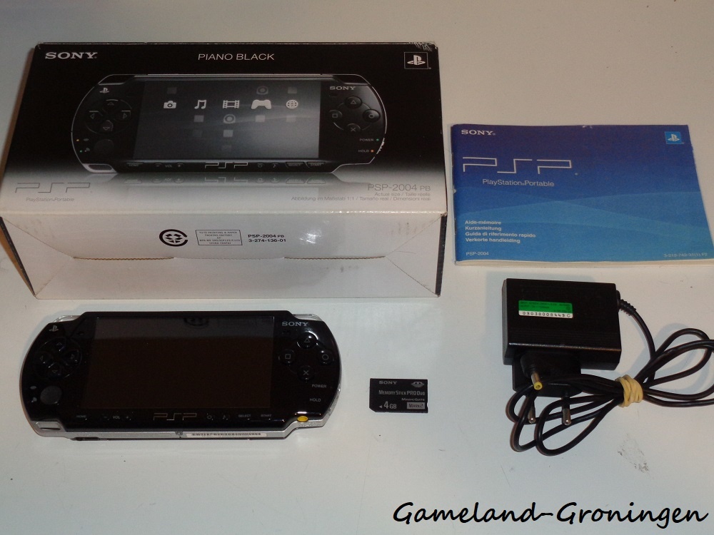 PSP Slim 2004 with Memory Stick (Complete, Black)