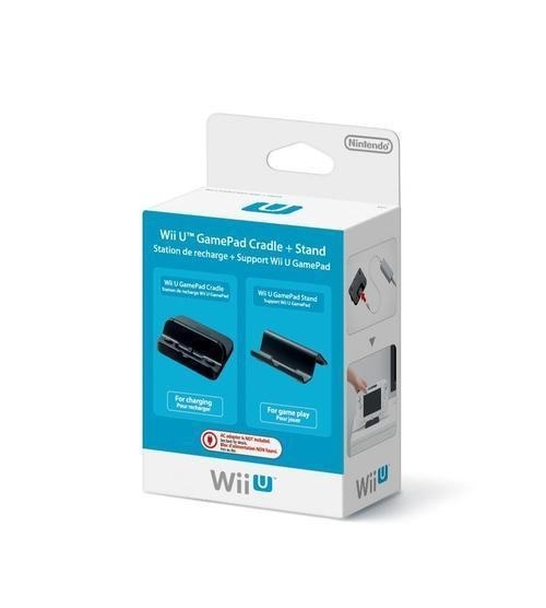 Wii U GamePad Cradle + Stand (Black)