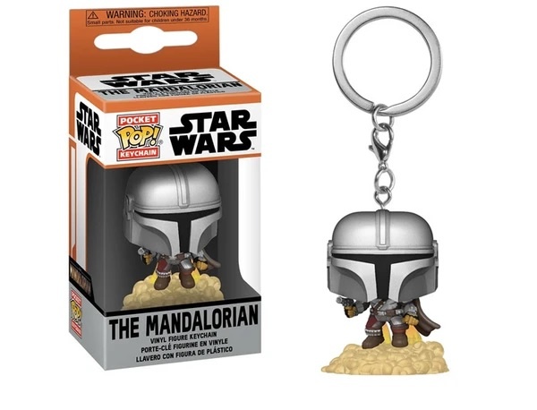 Star Wars The Mandalorian Pocket POP Keychain - The Mandalorian Flying