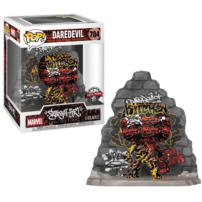 Marvel Deluxe POP! - Daredevil (Street Art Collection) 6 Inch #704