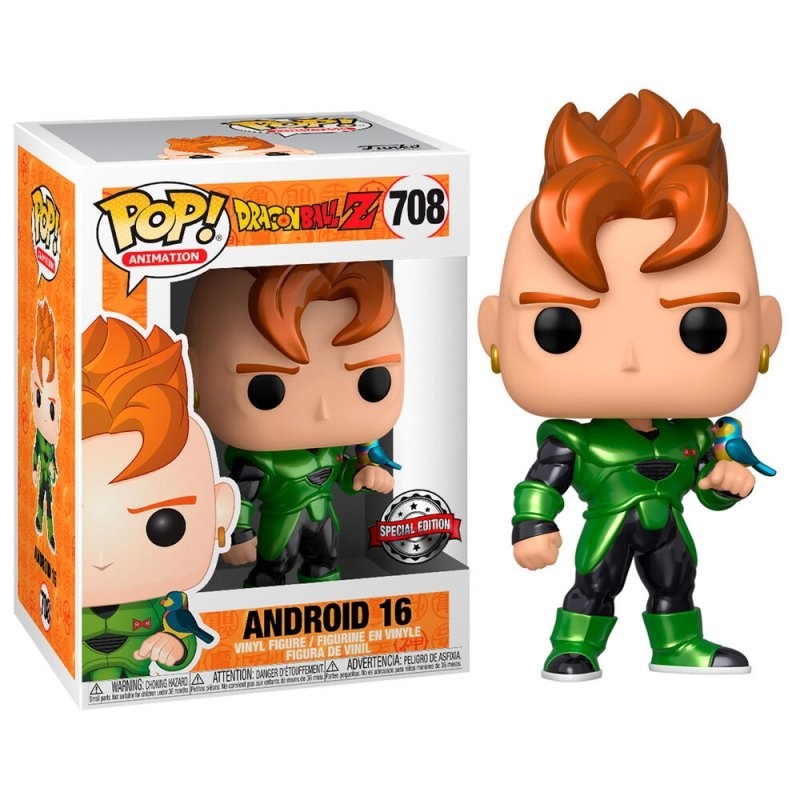 Dragon Ball Z POP! - Android 16 (Metallic) #708