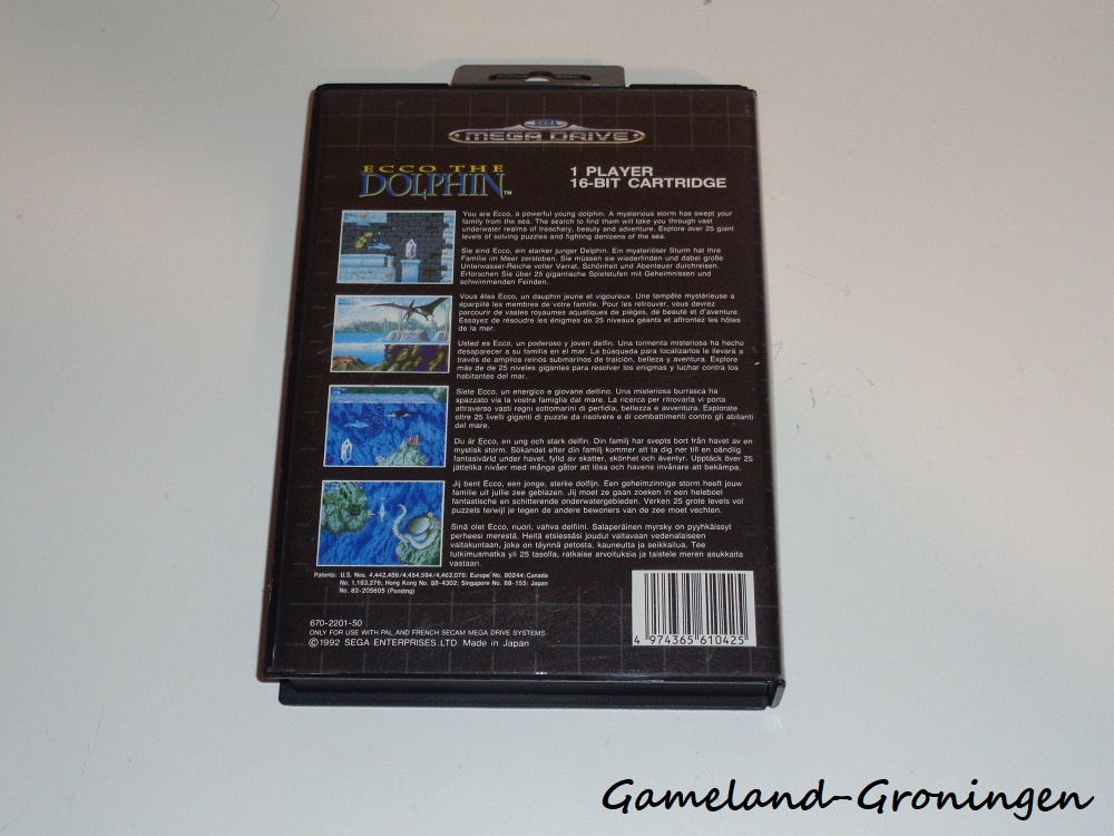 Ecco The Dolphin Boxed Sega Mega Drive Kopen Gameland Groningen