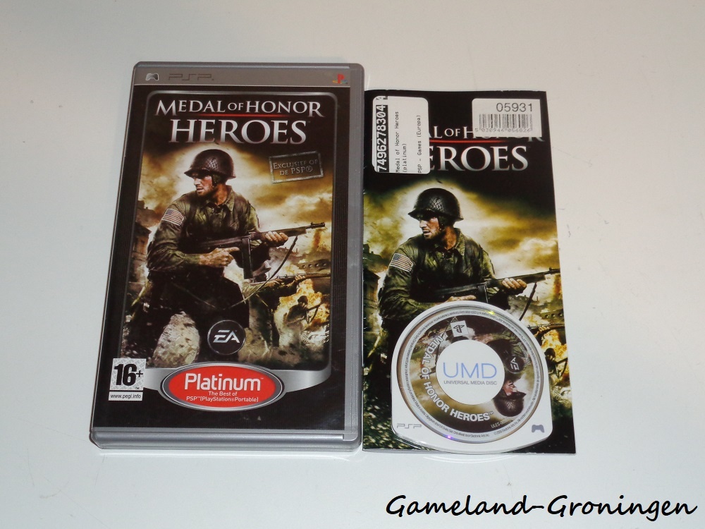 Medal of Honor Heroes (Complete, Platinum)