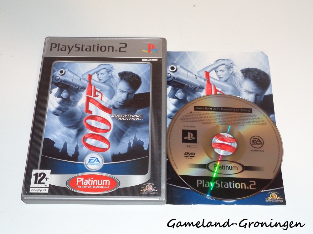 James Bond 007 Everything or Nothing (Compleet, Platinum)