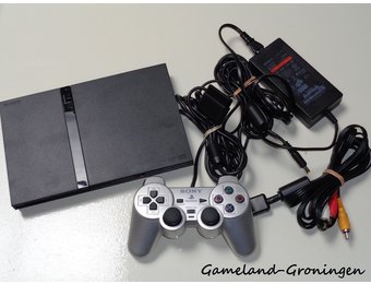PlayStation 2 Slimline with Controller & Wiring (Black)