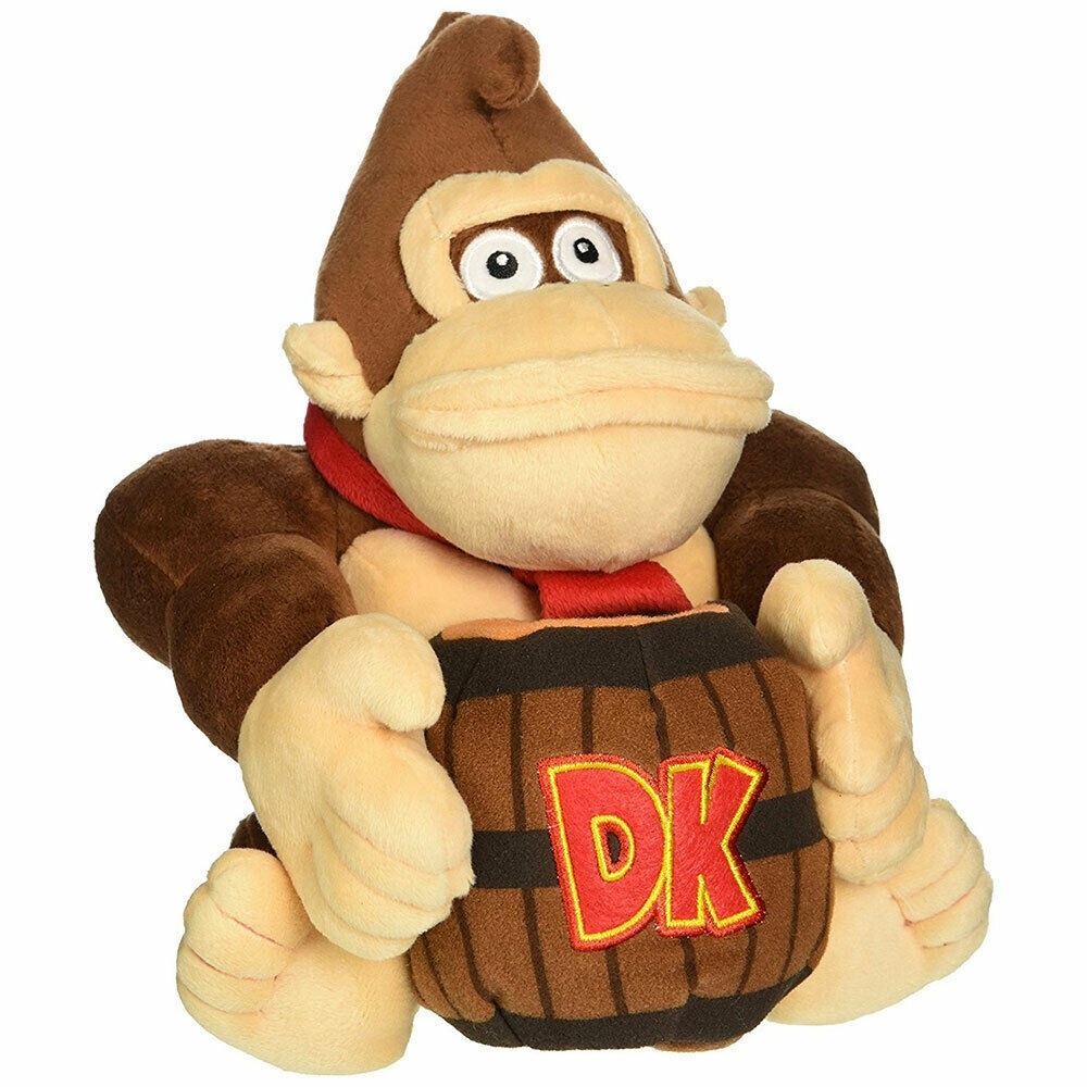 Super Mario - Donkey Kong Barrel Knuffel 20 cm (Nieuw)