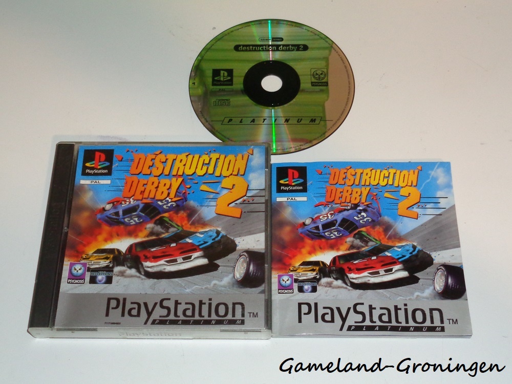 Destruction Derby 2 (Compleet, Platinum)