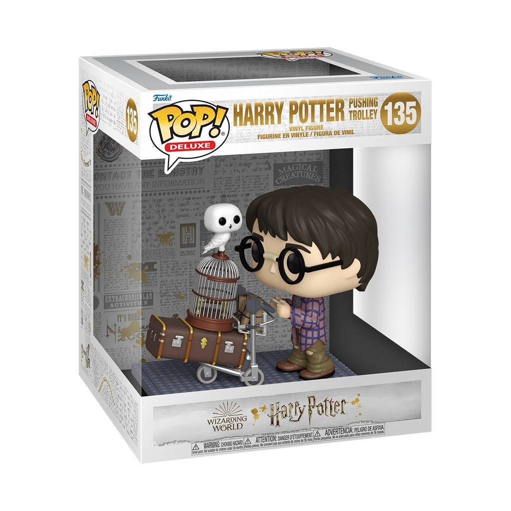 Harry Potter Deluxe POP! - Harry Potter Pushing Trolley 6 Inch #135