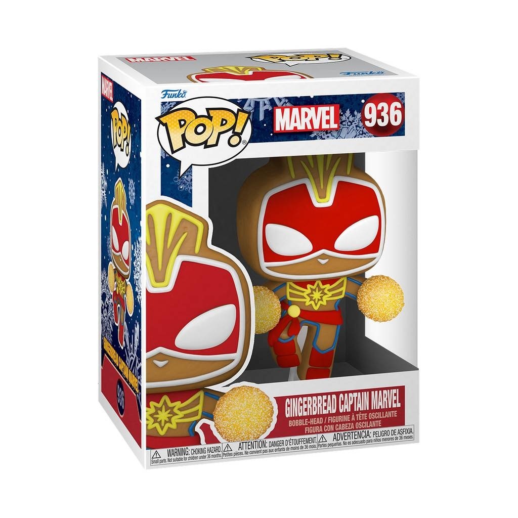 Marvel Holiday POP! - Gingerbread Captain Marvel #936