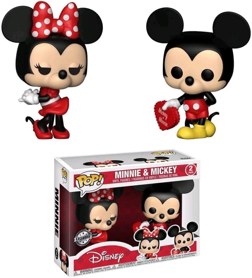 Disney POP! Vinyl Figure Minnie & Mickey 2-Pack 9 cm (Nieuw)