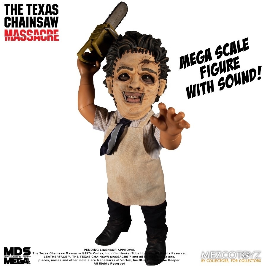 The Texas Chainsaw Massacre - Mega Scale Leatherface Talking Action Figure 38 cm (New)