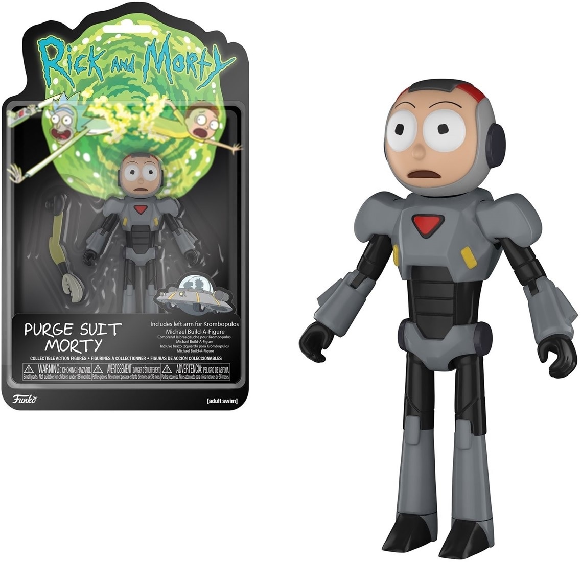 Rick and Morty - Purge Suit Morty Action Figure 12cm