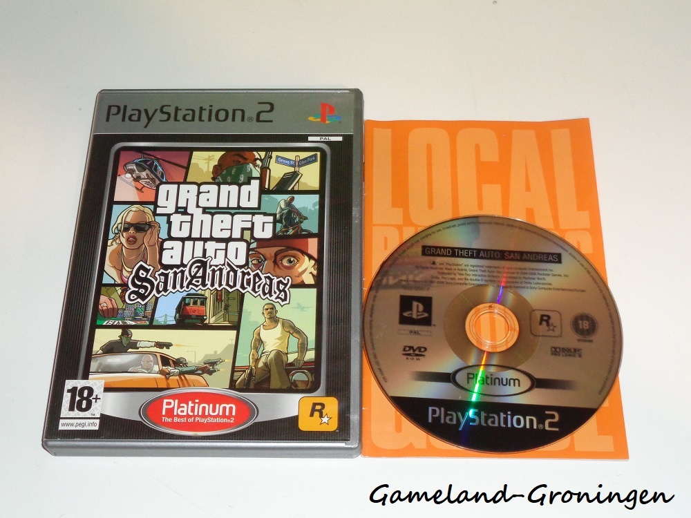 Grand Theft Auto San Andreas (GTA) (Complete, Platinum)