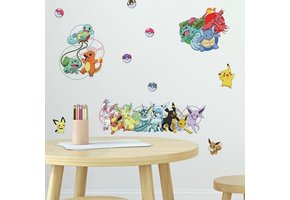 Pokémon - Characters Wall Stickers 27 x 13 cm