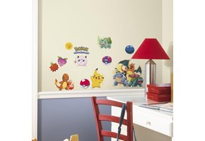 Pokémon - Iconic Muurstickers 46 x 25 cm