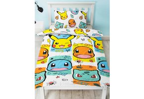 Pokémon - Faces Duvet Cover 140 x 200 cm