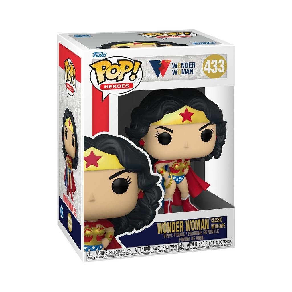 Wonder Woman 80th POP! - Wonder Woman Classic with Cape #433