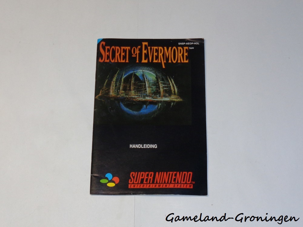 Secret of Evermore (Handleiding, HOL)