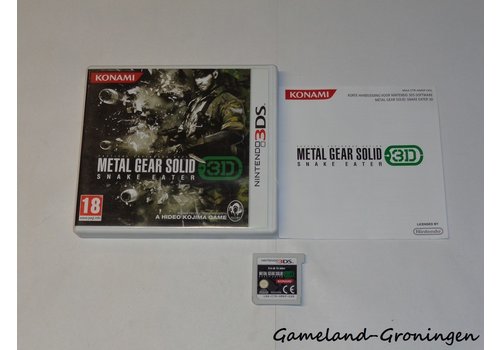 Metal Gear Solid 3D Snake Eater (Compleet, HOL) 