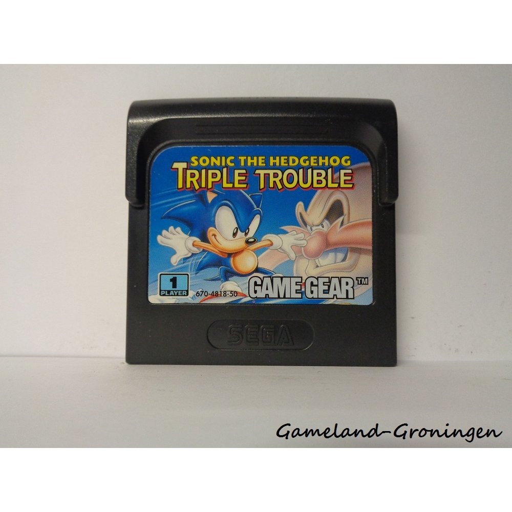 Jeu Game Gear Sonic the Hedgehog Triple Trouble - Jeux vidéo