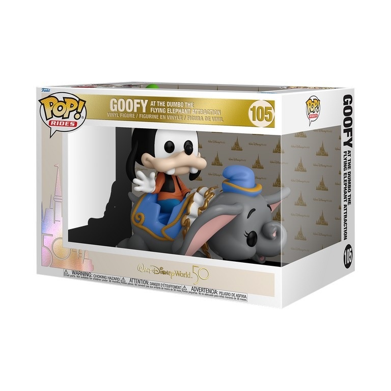 Disney World 50th Anniversary POP! - Goofy at the Dumbo Attraction #105