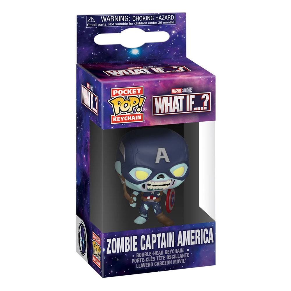 Marvel What If? Pocket POP Sleutelhanger - Zombie Captain America