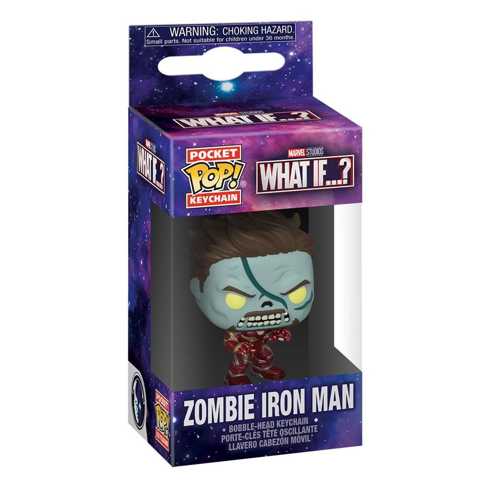 Marvel What If? Pocket POP Keychain - Zombie Iron Man