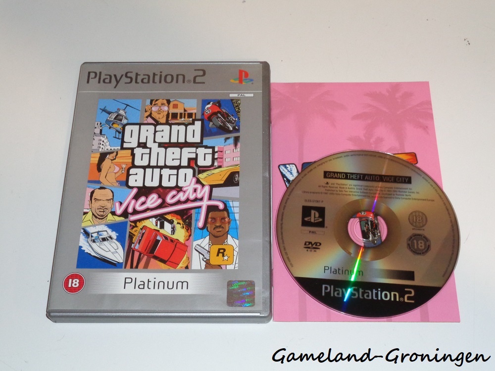 Grand Theft Auto Vice City (GTA) (Complete, Platinum)