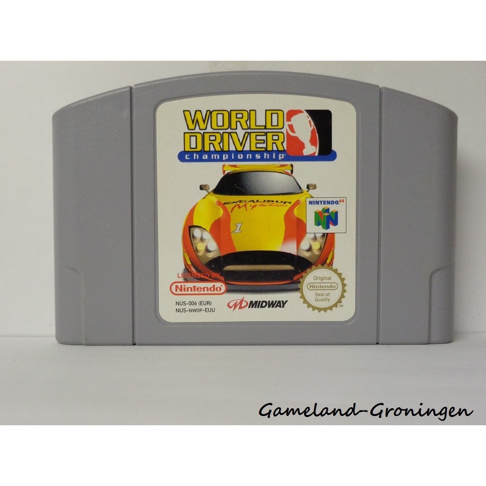 Jeu World Driver Pour Nintendo 64 – Version Loose En Bon état – Jeu De Course Rétro