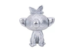 Pokémon - 25th Anniversary Silver Grookey Plush 20 cm