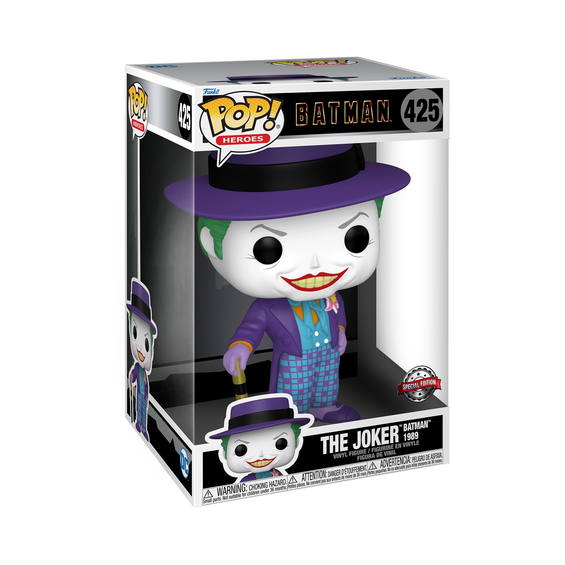 Batman 1989 POP! - The Joker with Hat 10 Inch #425