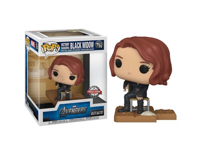 Marvel Avengers Deluxe POP! - Victory Shawarma Black Widow 6 Inch #759